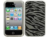 Zebra Clear TPU Skin Case Cover for Apple iPhone 4 4S AT&T Verizon Sprint