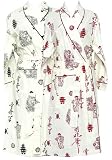 Bedhead Red or Black Asian Egyptian Cotton Robes