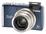 Canon PowerShot SX200 IS Digitalkamera (12 Megapixel, 12-fach opt. Zoom, 7,6 cm (3 Zoll) Display) Blue