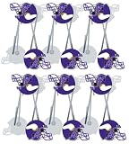 Minnesota VIKINGS NFL Set Bathroom Shower Curtain Hooks Rings