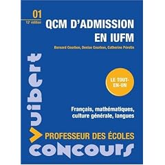 QCM d'admission en IUFM