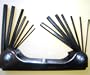 14pc Folding ALLEN HEX KEY wrench set METRIC + SAE