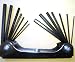 14pc Folding ALLEN HEX KEY wrench set METRIC + SAE by 4137com