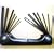 14pc Folding ALLEN HEX KEY wrench set METRIC + SAE by 4137com