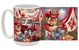 NCAA University of Nebraska 15-Ounce Tailgate Series Ceramic Mug