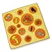 DOMO - Home Decor - Orange Coin Washcloth