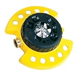 Dramm ColorStorm 9 Pattern Premium Turret Sprinkler With Heavy Duty Metal Base Yellow #15023 51psahjRLHL. SL160 Dramm ColorStorm 9 Pattern Premium Turret Sprinkler With Heavy Duty Metal Base Yellow #15023