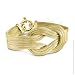 MILLE LUCCI: *ITALIAN ETERNAL LOVE KNOT VERMEIL BRACELET*