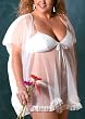 Escante Women's Plus Size Baby Doll Coat Set