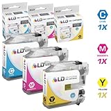 LD © Brother Compatible LC103 Set of 3 Ink Cartridges: 1 each of Cyan / Magenta / Yellow for the MFC J245, J285DW, J450DW, J470DW, J475DW, J650DW, J6520DW, J6720DW, J6920DW, J870DW, J875DW