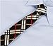 Bundle Monster Mens Fashion Business Solid, Woven, Stripes Necktie Tie Mixed Set