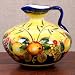 Hand Made Blue-Fruit 'Jarra Bola' Pitcher