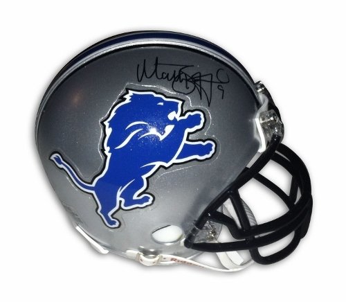 Matthew Stafford Detroit Lions Autographed/Hand Signed Mini Helmet