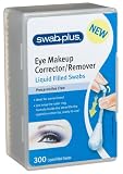 Swabplus Eye Makeup Remover/corrector 300-Count Packages (Pack of 2)