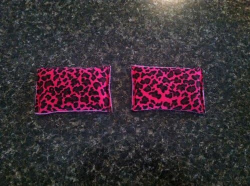 Microwave Reusable Hand Warmers (Pink Leopard)