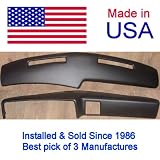 1973-1977 Chevrolet Bel-Air Black Dash Pad Cap Overlay No Ac Restores the original factory part