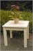 Kitchen & Housewares : 23 inch Side Table - Antique Ivory - New!, by Achla Designs