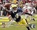 Braylon Edwards University of Michigan Action Finest LAMINATED Print Unknown 10x8