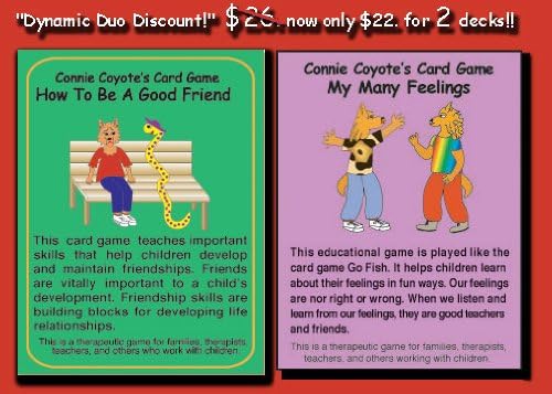 Feelings & Friend Card Decks - "Dynamic Duo Discount"