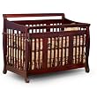Lennox Stages Crib in Cherry Finish By Storkcraft Baby Furniture