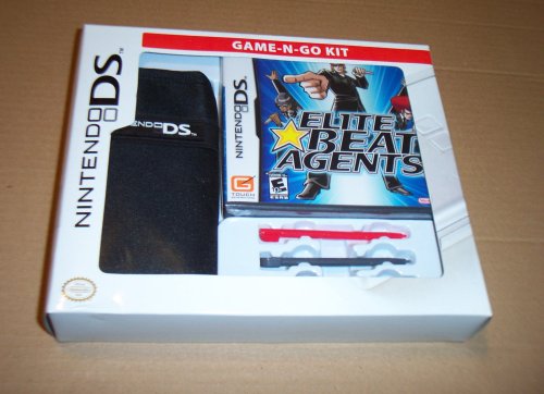 NINTENDO DS GAME-N-GO KIT WITH ELITE BEAT AGENTS SOFTWARE GAME