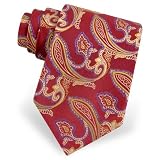 Paisley Tie by Principessa Regale - Burgundy Silk