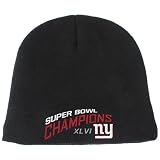 New York Giants Super Bowl XLVI Tokyo Knit Beanie - Black ()