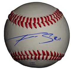 Seattle Mariners Franklin Gutierrez Autographed ROLB Baseball, Cleveland Indians, Proof Photo