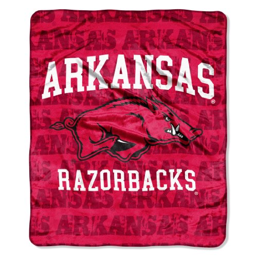 NCAA 50-Inch-by-60-Inch Micro Plush Raschel Throw Grunge Design