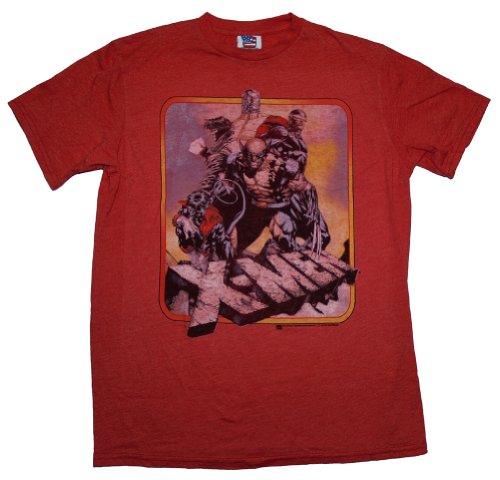  X-Men Cast Marvel Comics Comic Page Vintage Style Junk Food Soft T-Shirt Tee