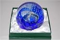 Cobalt Blue Celtic Crown Paperweight