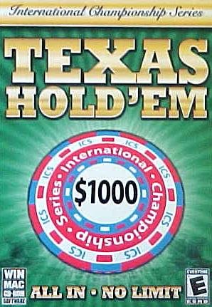VideoGames: Texas Hold'em All In No Limit  PC CD/MAC CD  International Championship Series