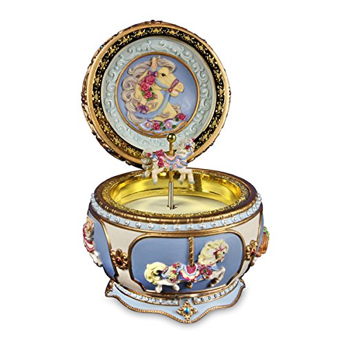Carousel Horse Hinged Trinket Box by San Francisco Music Box Company