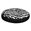 Zebra Dogbed/Pillow - Black/White