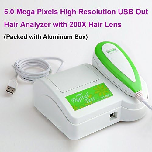 5.0 Mega Pixels USB Out Hair Camera 200X Hair Lens with Pro Software Aluminum Box- GH08002-Q1-0625