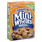 Mini-wheats Cereal Whole Grain Wheat Frosted Bite Size 18 Oz Pack of 4