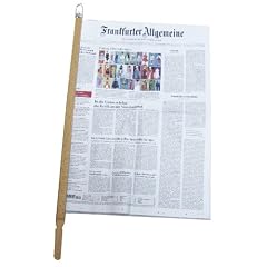 Zeitungshalter Zeitungsstock "Blitz" buche hell max. 56 cm Einspannl�nge