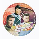 Classic Star Trek "Warp Speed" Wall Clock
