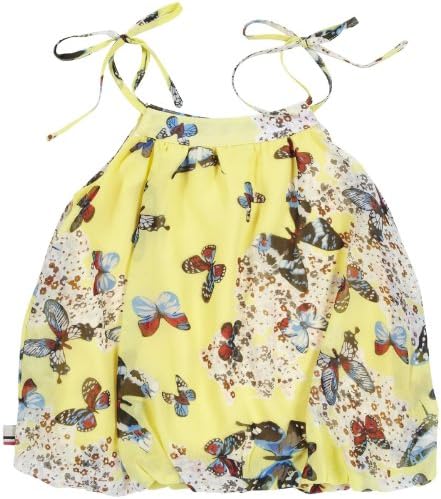 La Miniatura Girls' Butterfly Top (Toddler/Kid) - Yellow - 6