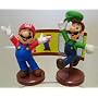Furuta Super Mario Figure Tiny Mini Mario and Luigi SET