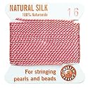 Griffin 1mm Thick Silk Cord Rose Pink - Size 16