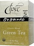 Choice Organic Classic Asian Blend Green Tea, 16-Count Box (Pack of 6)