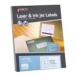 MACML0600 - Shipping Labels, 3-1/3x4, 600/BX, White