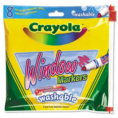 Crayola 8 ct. Washable Window Markers