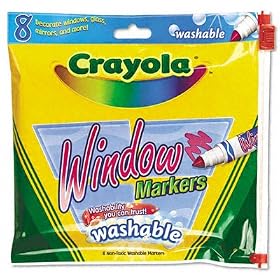 Crayola 8 ct. Washable Window Markers by CRAYOLA LLC FORMERLY BINNEY & SM