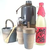 【送料無料】焼酎サーバーセット全セット版（熟成麦焼酎　閻魔720ｍｌ）