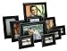 Capri 10-Piece Traditional Frame Set, Black with Silver Accents