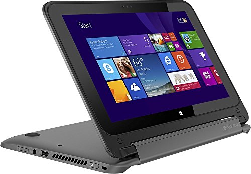 2015 Newest Model HP Pavilion x360 2-in-1 convertible(laptop or Tablet) 11.6-inch Touch-Screen Laptop(Intel® Quad-Core Pentium® N3520 processor, 4GB DDR3L SDRAM, 500GB HDD, Multitouch HD(1366 x 768) display, Bluetooth, Webcam, HDMI, USB 3.0, just 0.9-inch thin only 3.1lbs, Windows 8.1 64-bit) - Smoke silver