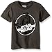 Star Wars Little Boys' T-Shirt, Logo Charcoal, 4