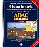 ADAC StadtAtlas Osnabr&uuml;ck 1 : 20 000 - ADAC Kartografie